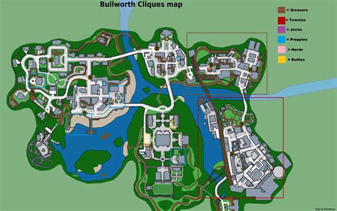 Image - Bullworth Cliques Map.jpg | Bully Wiki | FANDOM powered by Wikia