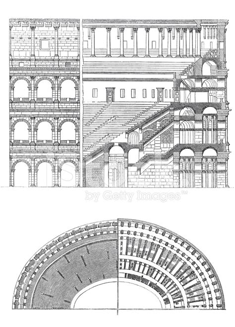 Roman Colosseum Diagram