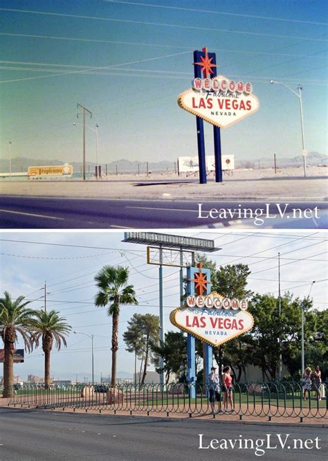 The iconic Las Vegas sign designed by Betty Willis then and now - 1959 ...