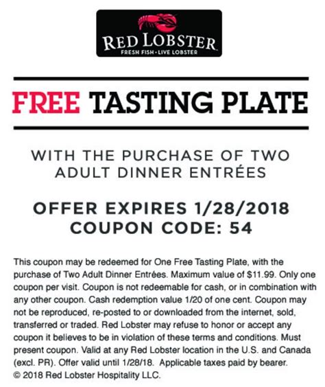 Free Printable Red Lobster Coupons | Free Printable A to Z