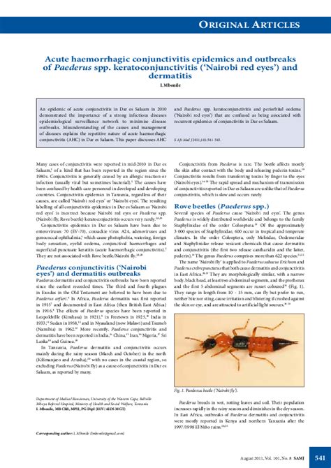 (PDF) Acute hemorrhagic conjunctivitis | Lumuli Mbonile - Academia.edu