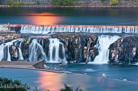 Willamette Falls at Dusk | Here's a slightly closer look at … | Flickr