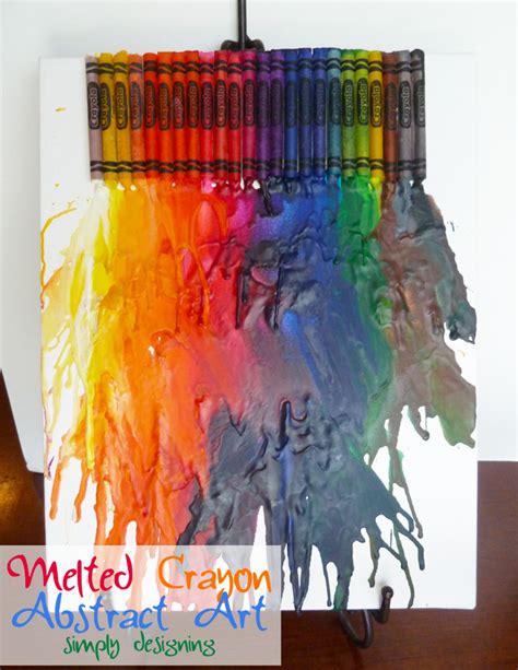 Melted Crayon Abstract Art