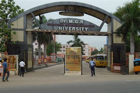 Dr MGR Educational and Research Institute, Chennai: Admission, Fees, Courses, Placements, Cutoff ...