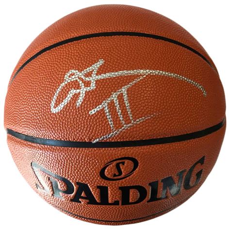 Basketball - Allen Iverson Hand Signed Spalding Basketball (JSA COA ...