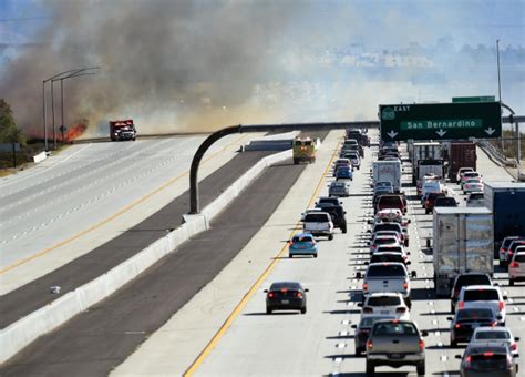 210 Freeway lanes closed by fire reopen near 15 Freeway in Rancho Cucamonga – Daily News