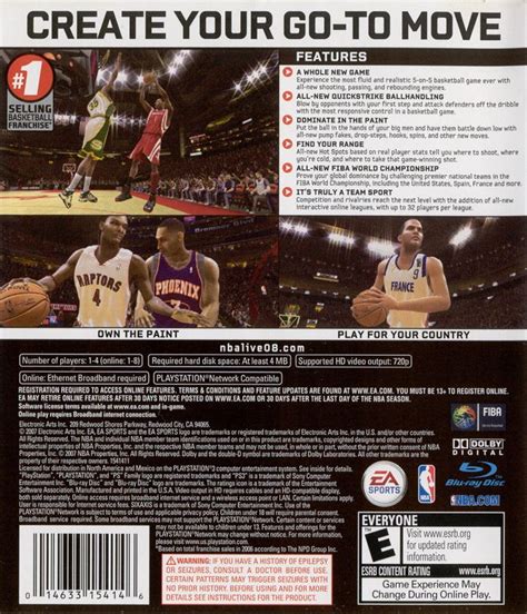 NBA Live 08 (2007) box cover art - MobyGames