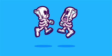 Skeleton Crew - Facebook Animated .gif Stickers :: Behance