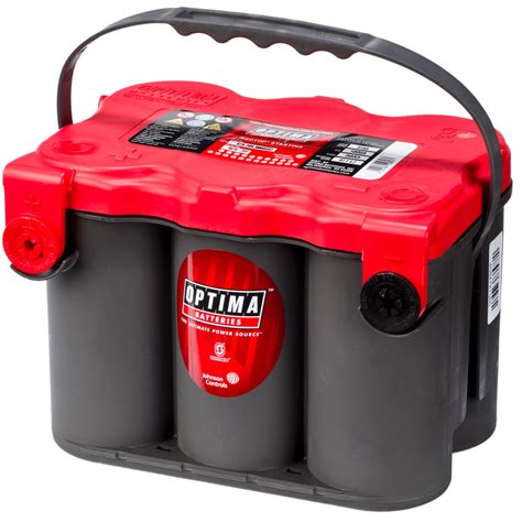 Optima Redtop AGM Battery. RTF-4.2. 50Ah - 815A(EN) 12V. (254x172x184mm ...