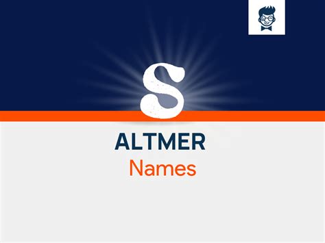 Altmer Names: 895+ Catchy And Cool Names - BrandBoy