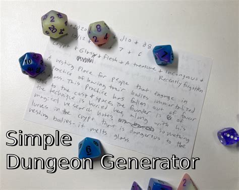 Simple Dungeon Generator by orchidrabbit