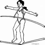 Girl Circus Acrobat Coloring Page  Wecoloringpagecom sketch template