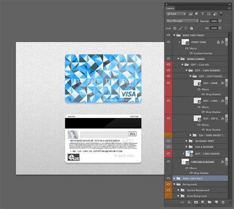 Free Bank Card (Credit Card) PSD Template + Donation & Premium Versions ...