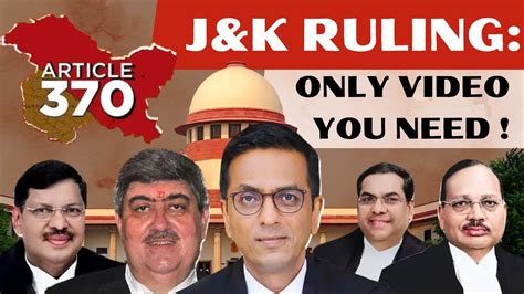 Article 370 judgement | Jammu and Kashmir issue explained - YouTube