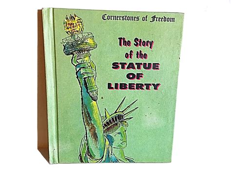 Vintage Childrens Book Cornerstones Book Story of Statue of | Etsy | Statue of liberty book ...