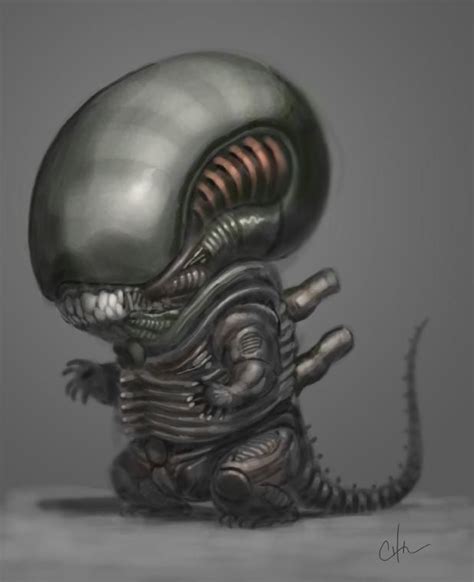 Baby Alien | Xenomorph, Alien art, Giger art