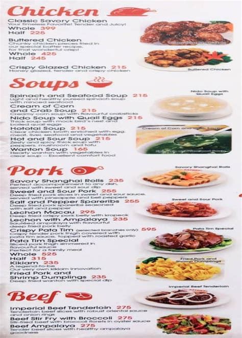 Classic Savory Menu, Menu for Classic Savory, Ermita, Manila - Zomato Philippines