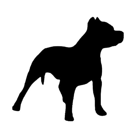 14*13.2CM Pit Bull Dog Silhouette Decoration Car Vinyl Decal Funny ...