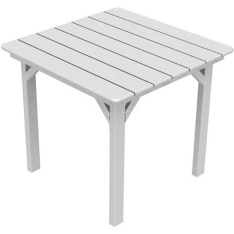 Recycled Plastic Square Dining Table 33 inch PW-SQ33 | ResinFurnitureStore.com