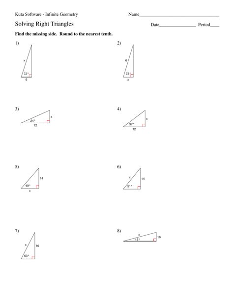 Soh Cah Toa Worksheet – Zip Worksheet