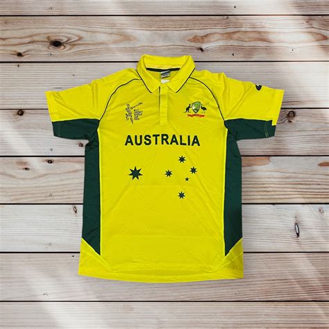 Australia 2015 World Cup Jersey 2XL - Vintage Throwbacks