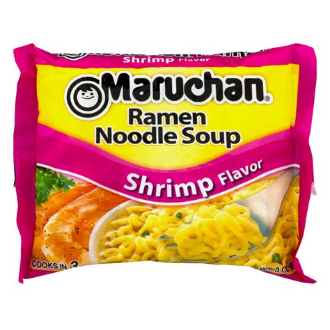 Maruchan Ramen Noodle Soup Shrimp Flavor Ramen Noodles 3oz PKG | Garden Grocer