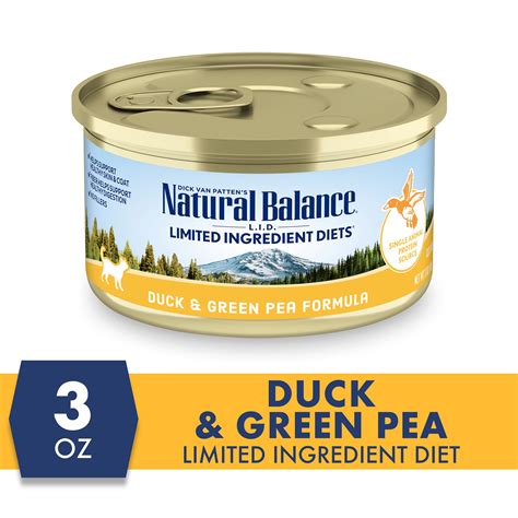 Natural Balance L.I.D. Limited Ingredient Diets Duck & Green Pea Wet ...