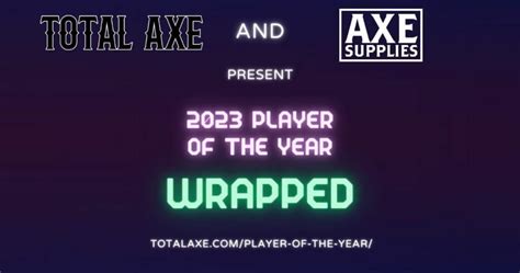 2023 Player of the Year Wrapped... Almost - Total Axe Throwing