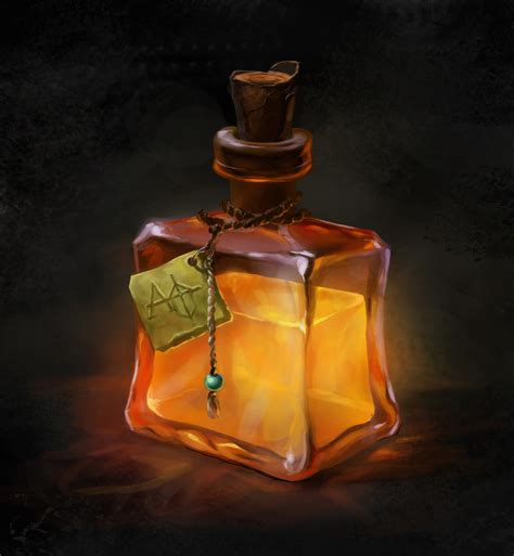 ArtStation - Bottle with magic liquid