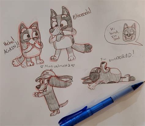 Just some doodles | Bluey Amino