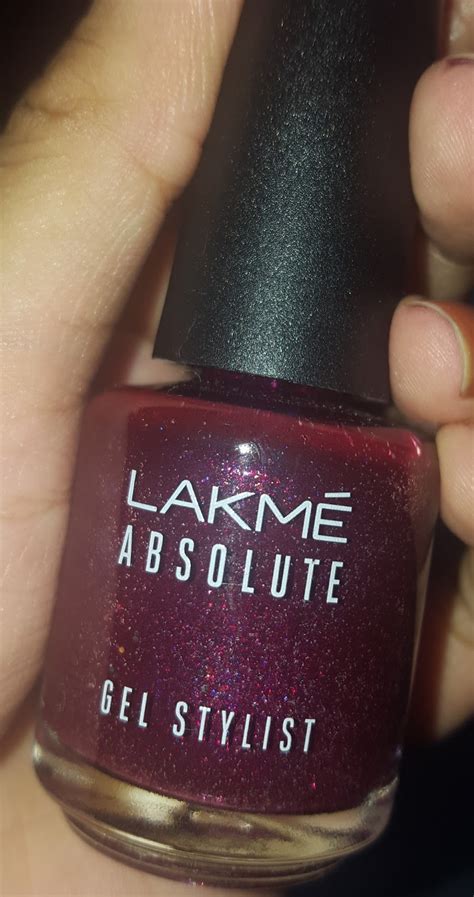 Ahoy! Nails!!: Lakme Absolute Gel Stylist Nail Polish - Burgundy Blast Swatches & Review