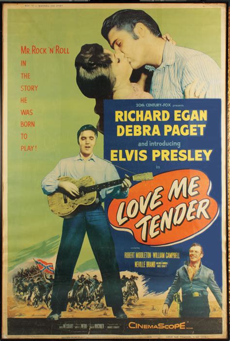 Lot Detail - Elvis Presley "Love Me Tender" Original Poster