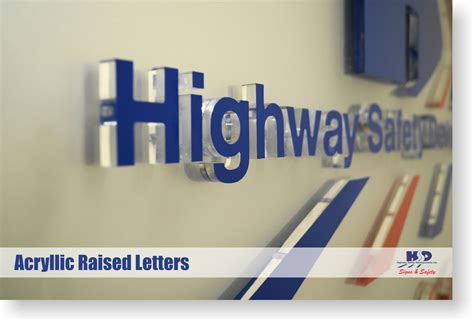 HSD Ltd: Raised Lettering | HSD: Signs and Safety