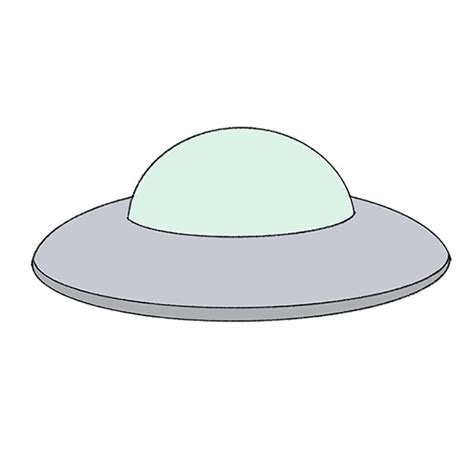 How to Draw a UFO Step by Step - Easy Drawing Tutorial For Kids