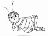 Bee Movie 3 Coloring Page For Kids  Free Printable sketch template