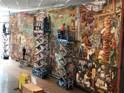 Watch SFMOMA's Diego Rivera’s 30-Ton Fresco Getting Preserved