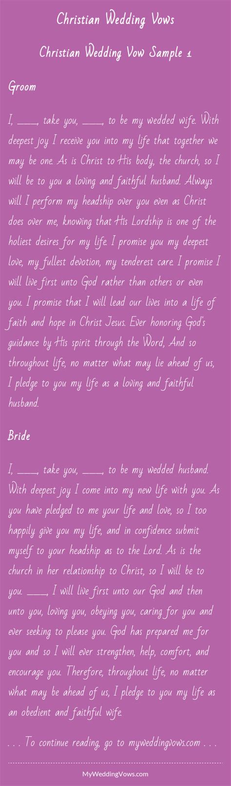 21 Best Ideas Christian Wedding Vows Traditional – Home, Family, Style and Art Ideas