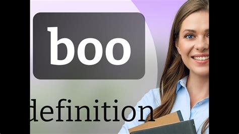 Boo • meaning of BOO - YouTube