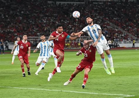 Hasil Timnas Indonesia vs Argentina di FIFA Matchday Juni 2023 - KRAKATAU RADIO