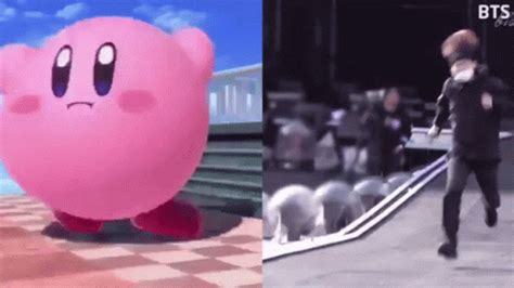 Kirby Running Tearkive GIF - Kirby Running Tearkive Tearklve - Discover & Share GIFs