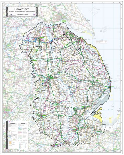 Lincolnshire County Map (2021) – Map Logic