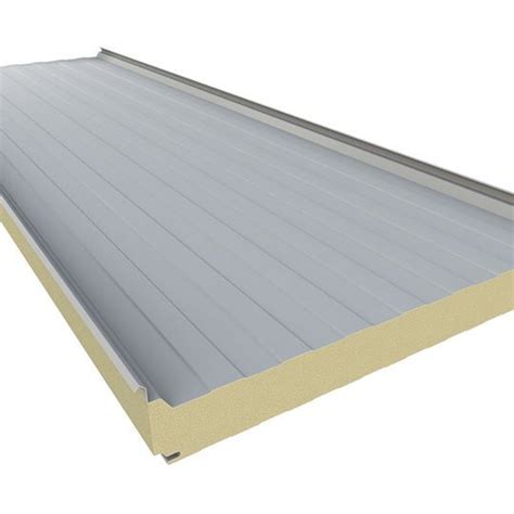 This insulated metal roofing panel offers the look of traditional standing seam roof for that ...