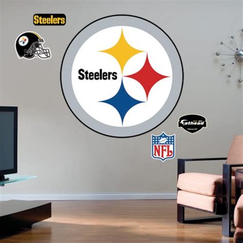 Pittsburgh Steelers Team Logo Fathead Wall Sticker