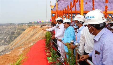 Union Minister Visits Coal Mines In Odisha, Motivates Workers To ...