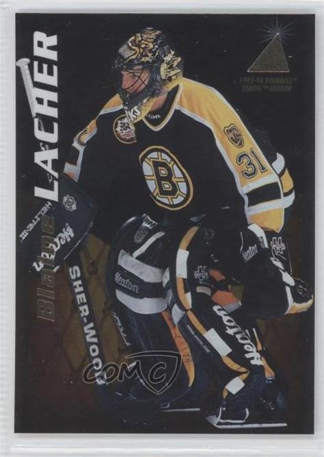 1995-96 Pinnacle Zenith #78 Blaine Lacher Boston Bruins Hockey Card | eBay