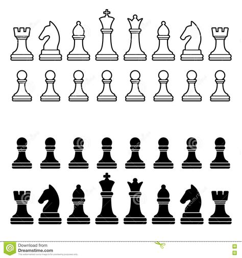 Image result for templates for chess pieces Chess Game, Chess Set ...