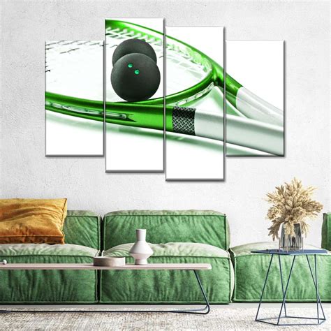 Squash Game Equipment Wall Art | Photography