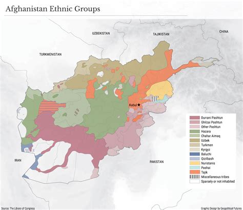 Afghanistan Ethnic Groups Map