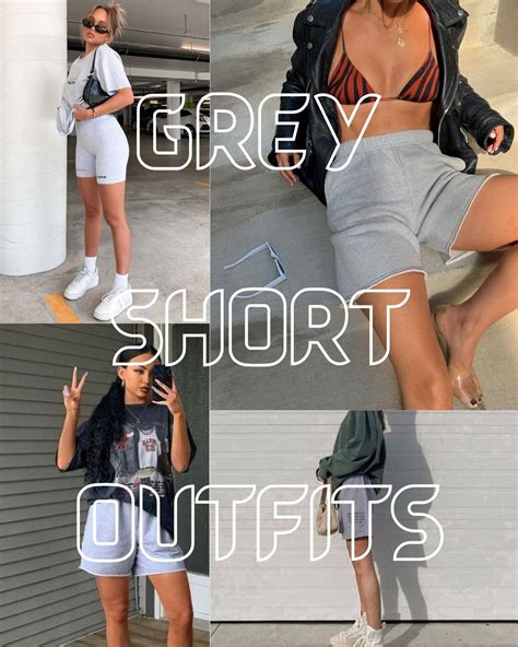 11 Perfect Grey Short Outfits For Summer - ljanestyle