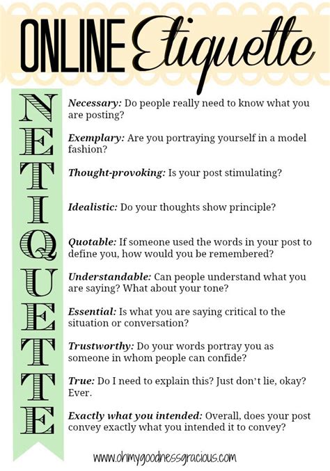 18 best Netiquette for High School students images on Pinterest | High ...